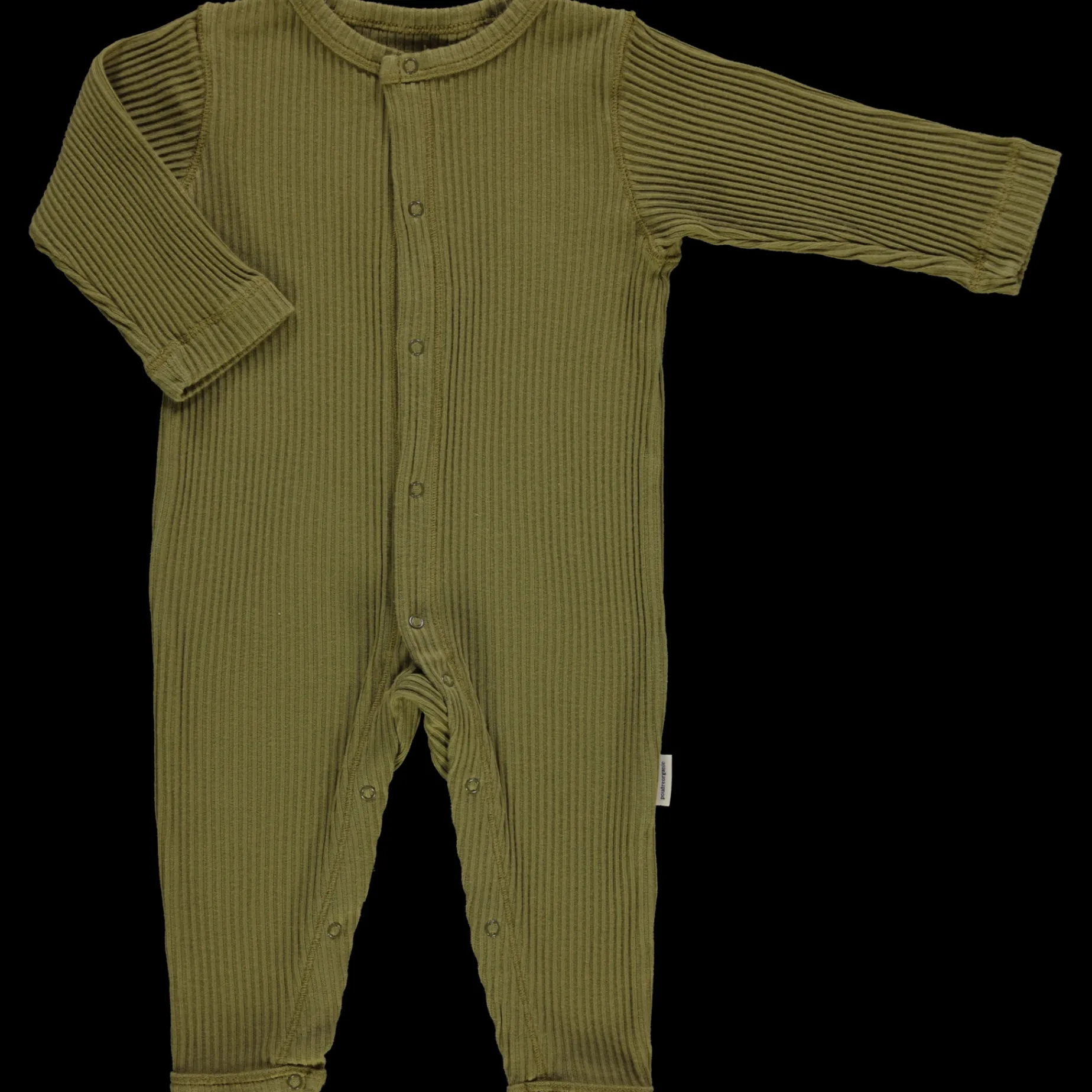 Poudre Organic Pyjamas | PYJAMA AIRELLE CÔTELÉ Green Moss GreenMoss
