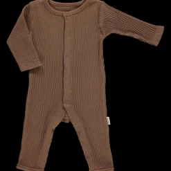 Poudre Organic Pyjamas | PYJAMA AIRELLE CÔTELÉ Toffee