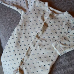 Poudre Organic Pyjamas | Trousseaux De Naissance & Packs | PYJAMA AIRELLE VELOURS Hors Saison Blue Surf Hors-Saison-Blue-Surf