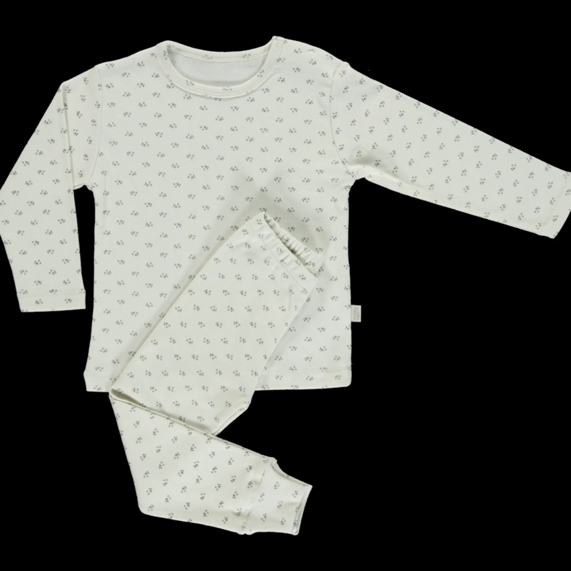 Poudre Organic Pyjamas | PYJAMA ARBOUSIER Hors Saison Blue Surf Hors-Saison-Blue-Surf