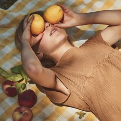 Poudre Organic Jupes & Robes | ROBE DAHLIA CÔTELÉ Nuthatch