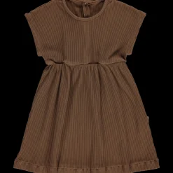 Poudre Organic Jupes & Robes | ROBE DAHLIA CÔTELÉ Toffee