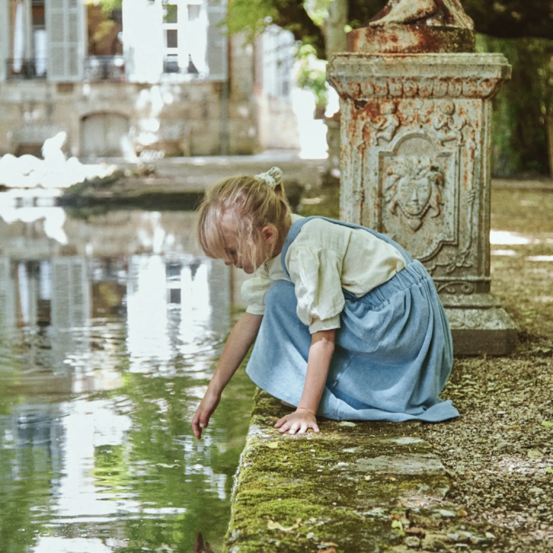 Poudre Organic Jupes & Robes | ROBE MUGUET ÉPONGE Blue Fog BlueFog