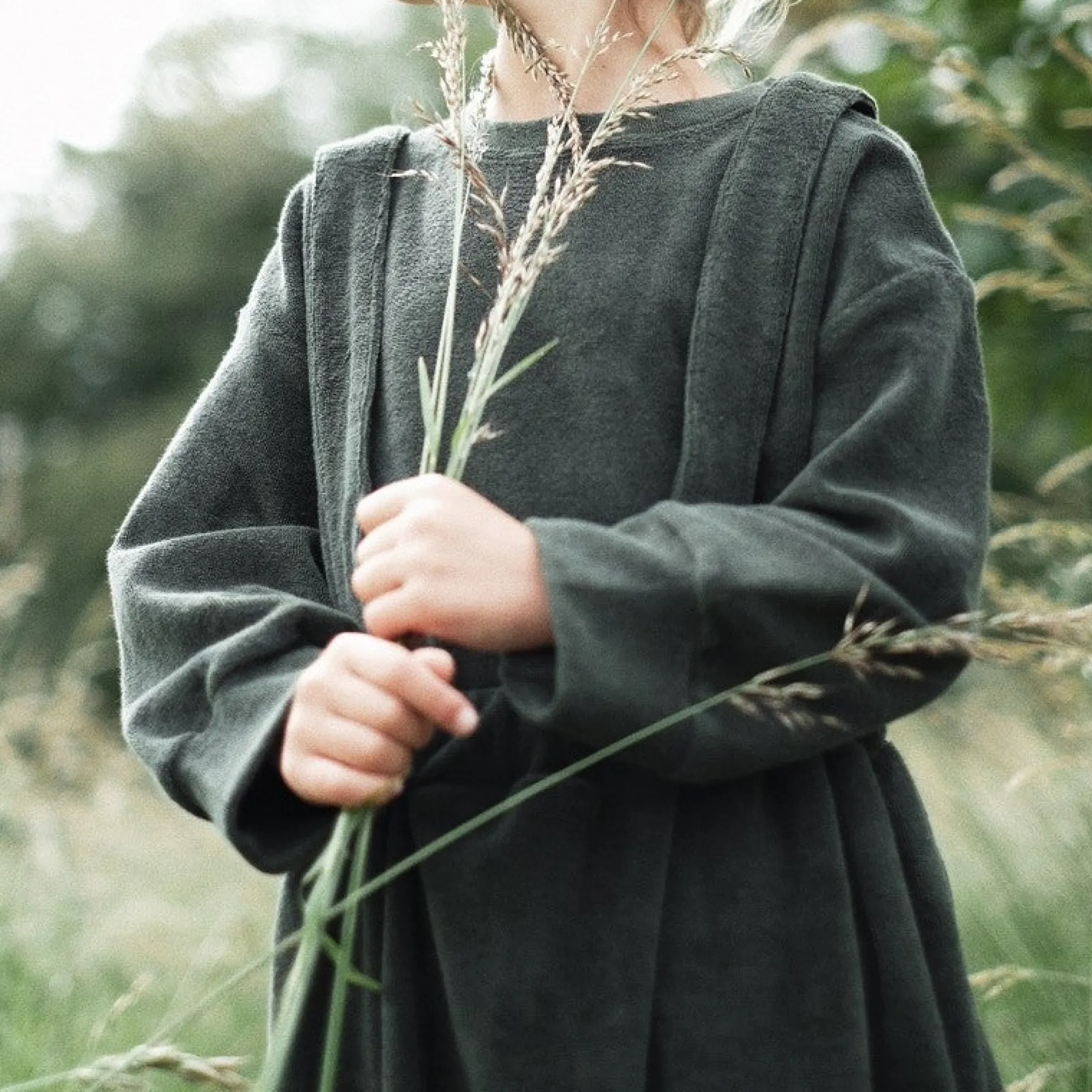 Poudre Organic Jupes & Robes | ROBE MUGUET ÉPONGE Forest Green ForestGreen