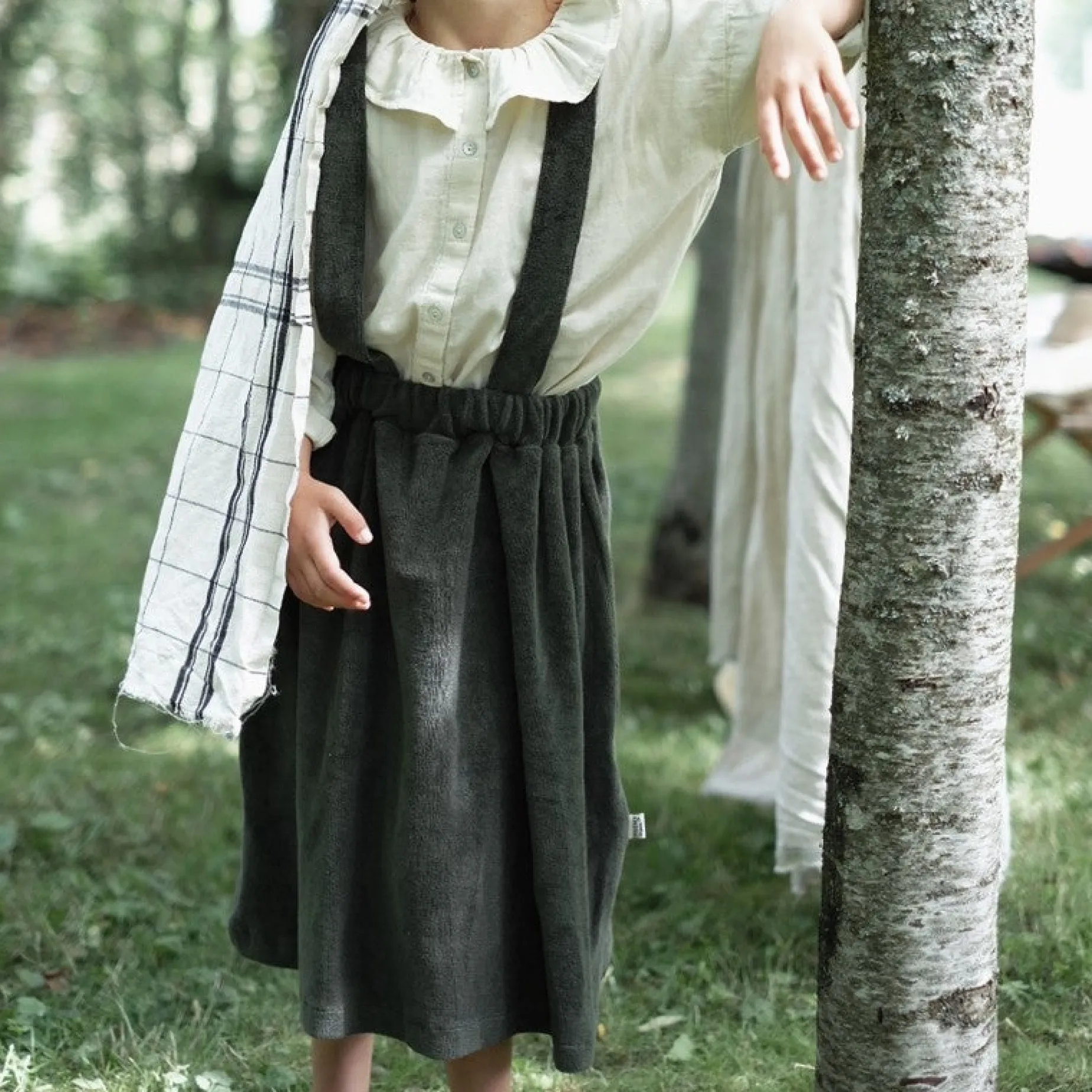 Poudre Organic Jupes & Robes | ROBE MUGUET ÉPONGE Forest Green ForestGreen