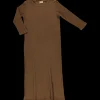 Poudre Organic Jupes & Robes | ROBE ORCHIDÉE CÔTELÉ ADULTE Toffee
