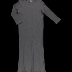 Poudre Organic Jupes & Robes | ROBE ORCHIDÉE CÔTELÉ ADULTE Anthracite