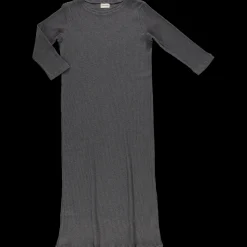Poudre Organic Jupes & Robes | ROBE ORCHIDÉE CÔTELÉ KIDS Anthracite