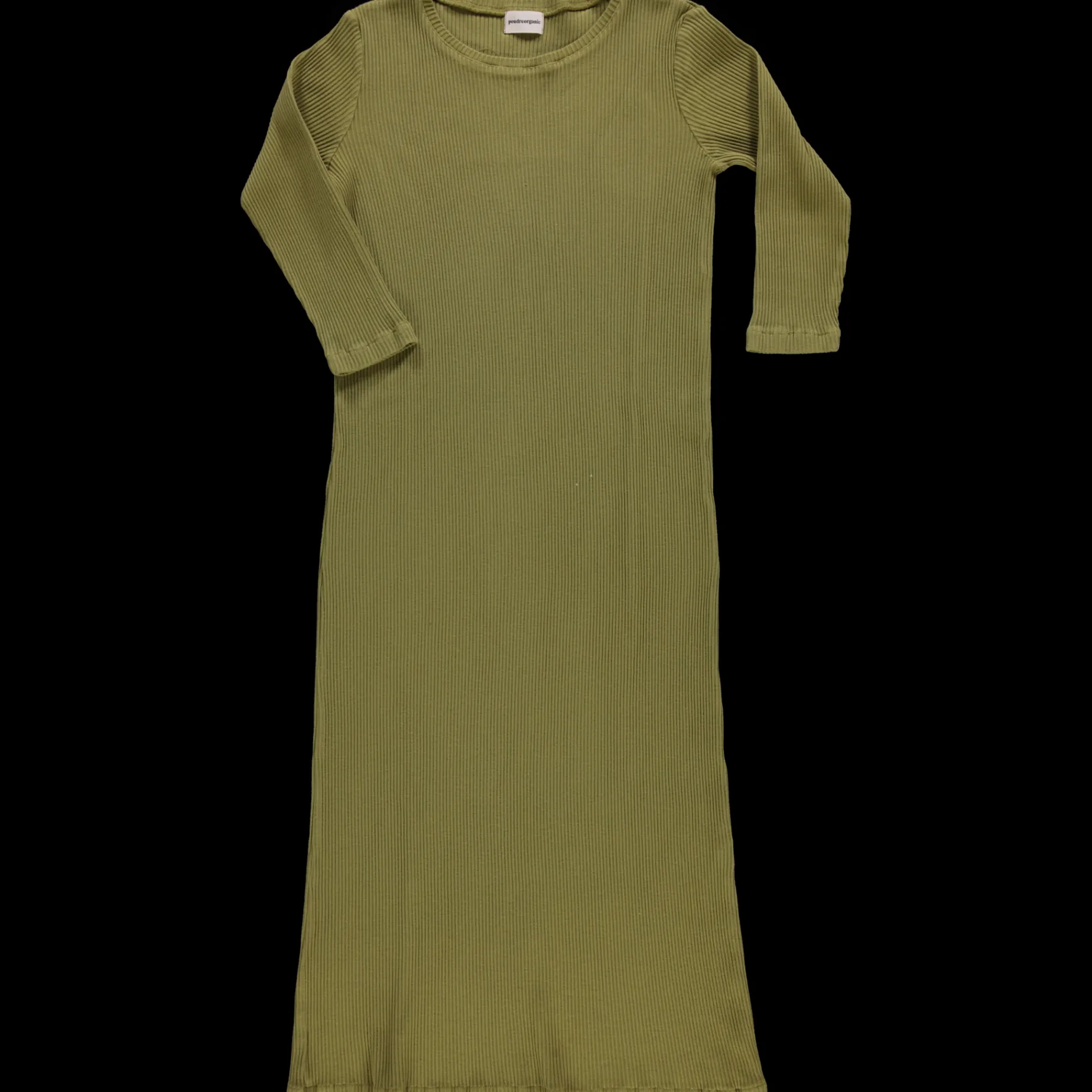 Poudre Organic Jupes & Robes | ROBE ORCHIDÉE CÔTELÉ KIDS Green Moss GreenMoss