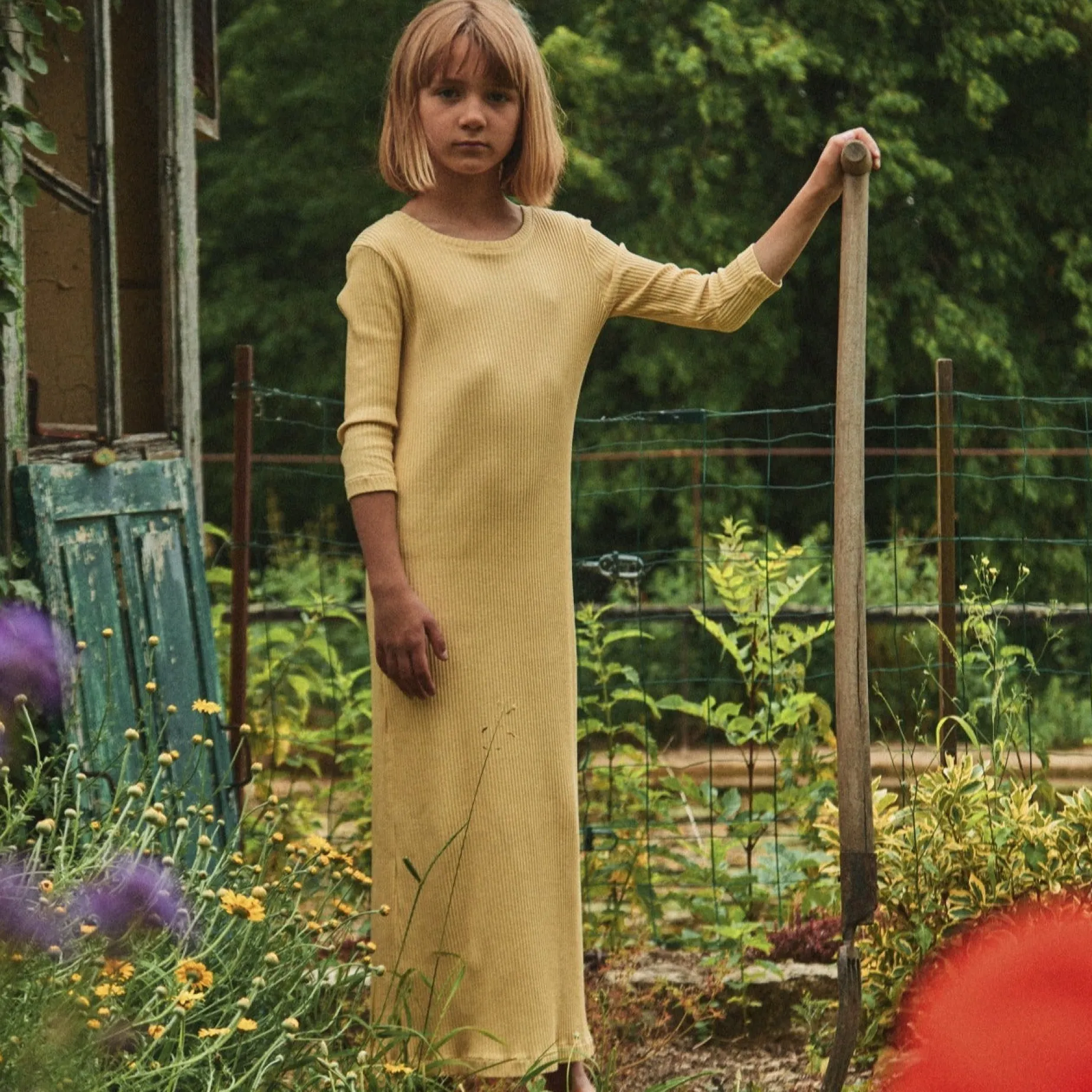 Poudre Organic Jupes & Robes | ROBE ORCHIDÉE CÔTELÉ KIDS Sahara Sun SaharaSun
