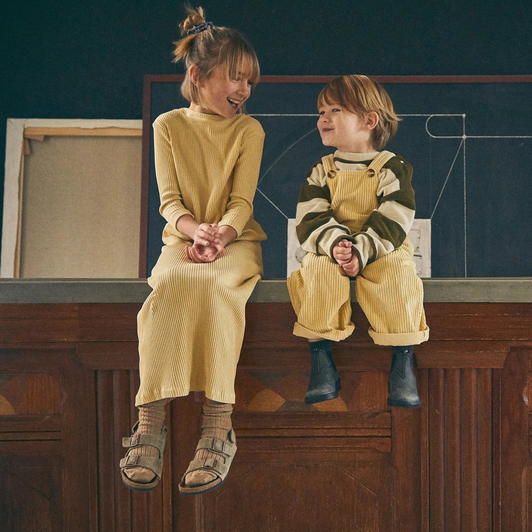 Poudre Organic Jupes & Robes | ROBE ORCHIDÉE CÔTELÉ KIDS Sahara Sun SaharaSun