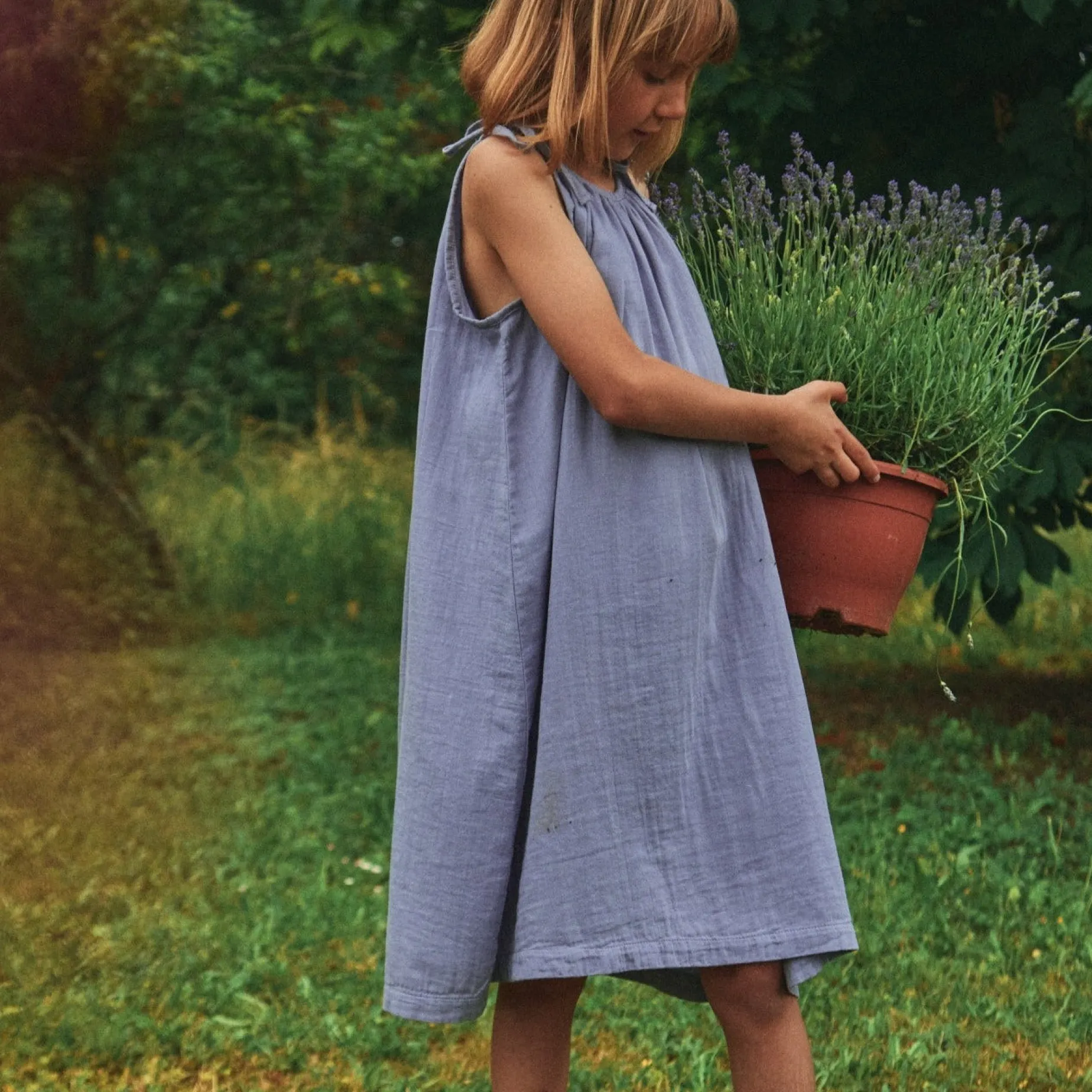Poudre Organic Jupes & Robes | ROBE SANTOLINE Lavender Aura LavenderAura