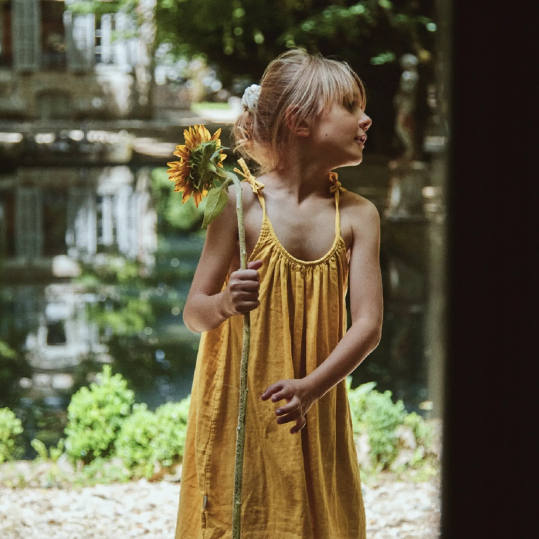 Poudre Organic Jupes & Robes | ROBE SANTOLINE Mimosa