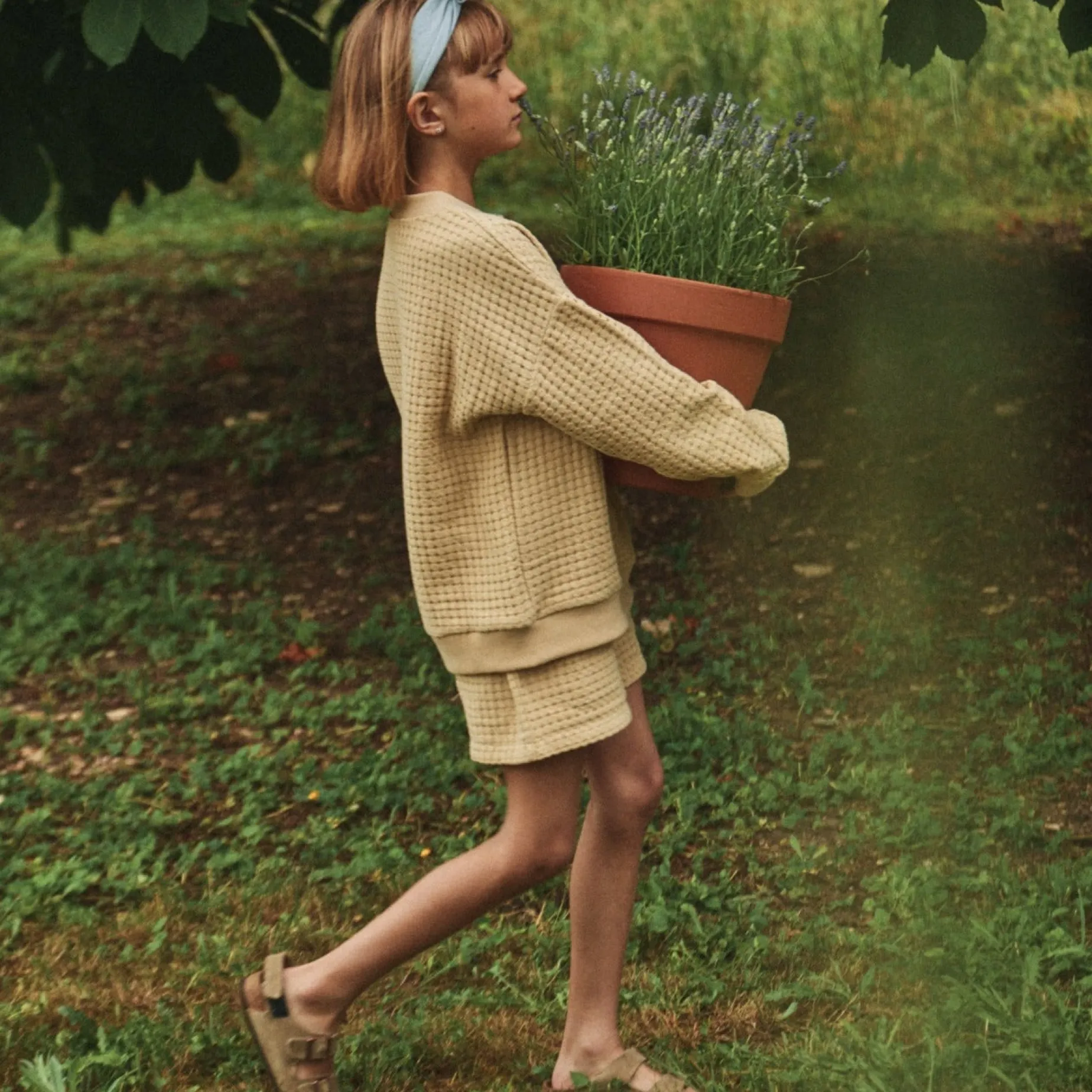 Poudre Organic Bloomers & Shorts | SHORT GINGEMBRE Biscotti