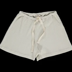 Poudre Organic Homewear | Shorts | SHORT HORTENSIA CÔTELÉ Almond Milk AlmondMilk