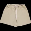 Poudre Organic Homewear | Shorts | SHORT HORTENSIA CÔTELÉ Biscotti