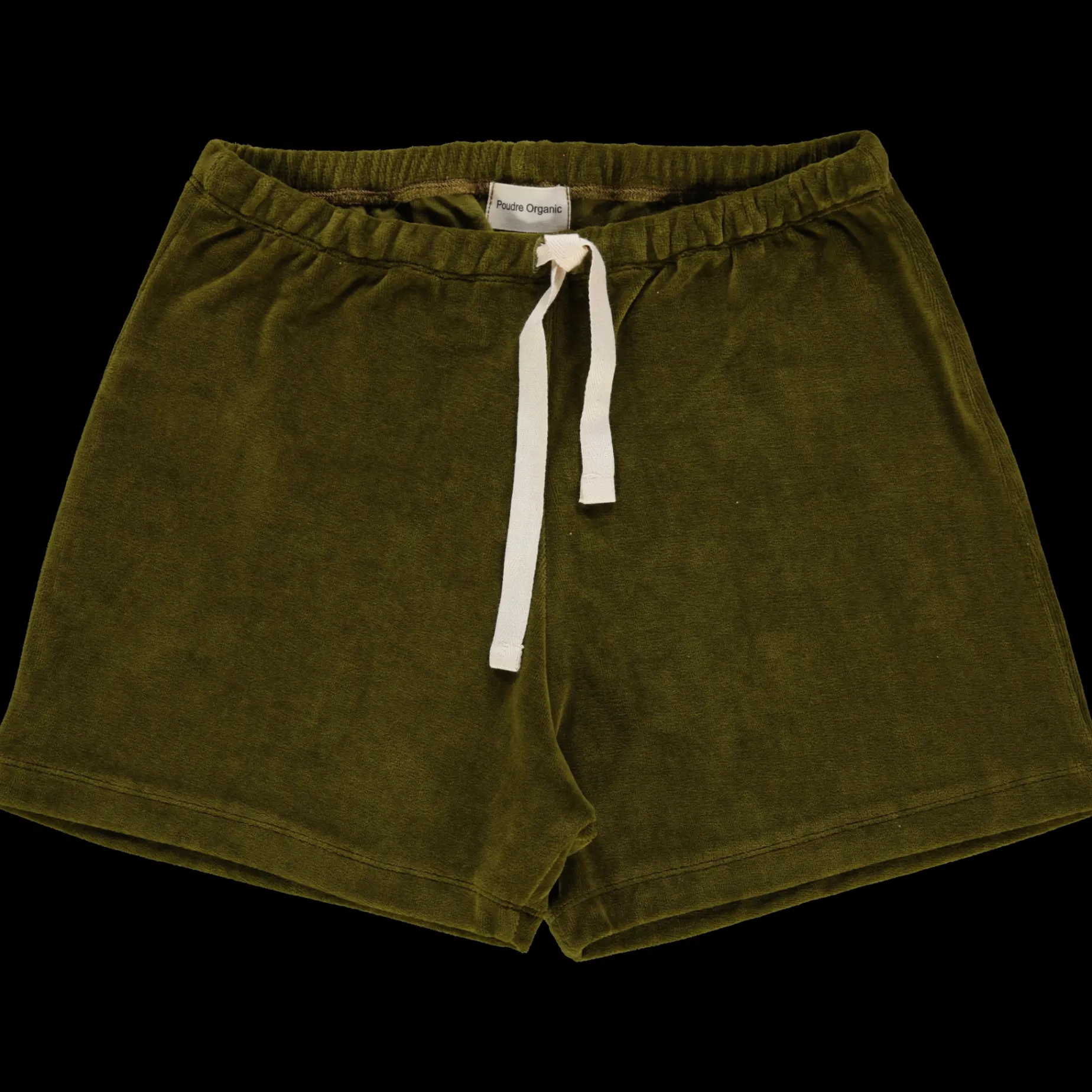 Poudre Organic Shorts | SHORT HORTENSIA VELOURS Fir Green FirGreen