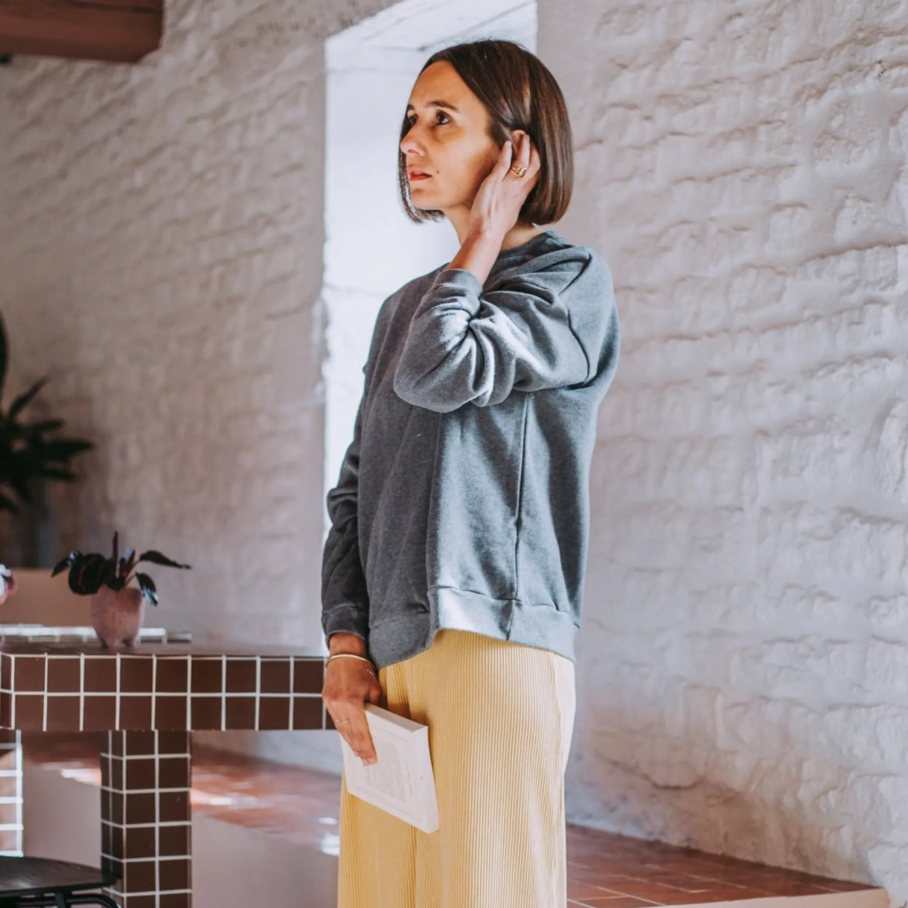 Poudre Organic Homewear | Sweatshirts | SWEATSHIRT ACENTRA Anthracite