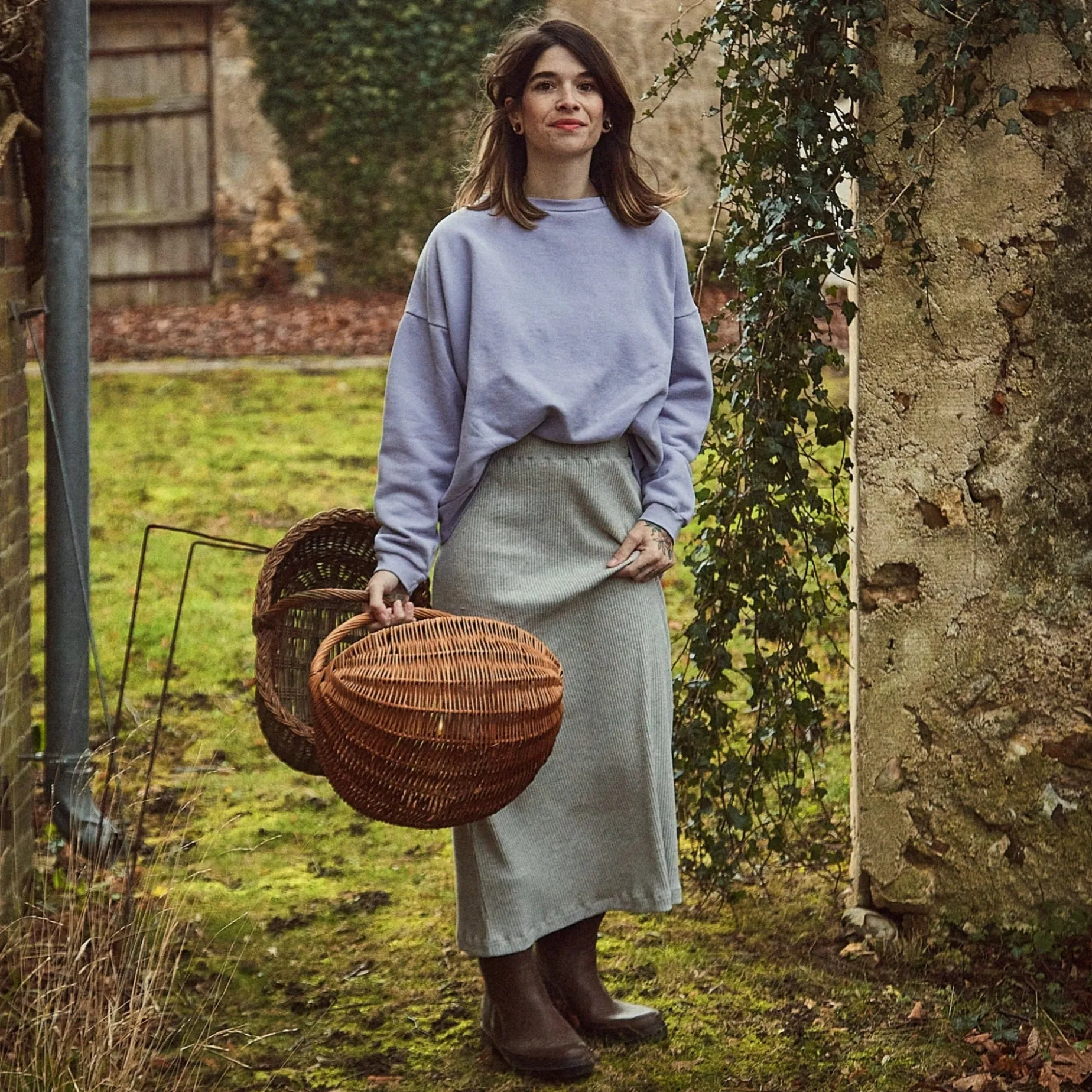 Poudre Organic Homewear | Sweatshirts | SWEATSHIRT ACENTRA Lavender Aura LavenderAura
