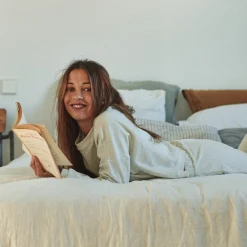 Poudre Organic Homewear | Sweatshirts | SWEATSHIRT ACENTRA ÉPONGE Almond Milk AlmondMilk