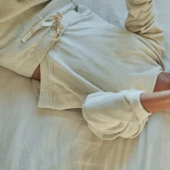 Poudre Organic Homewear | Sweatshirts | SWEATSHIRT ACENTRA ÉPONGE Almond Milk AlmondMilk