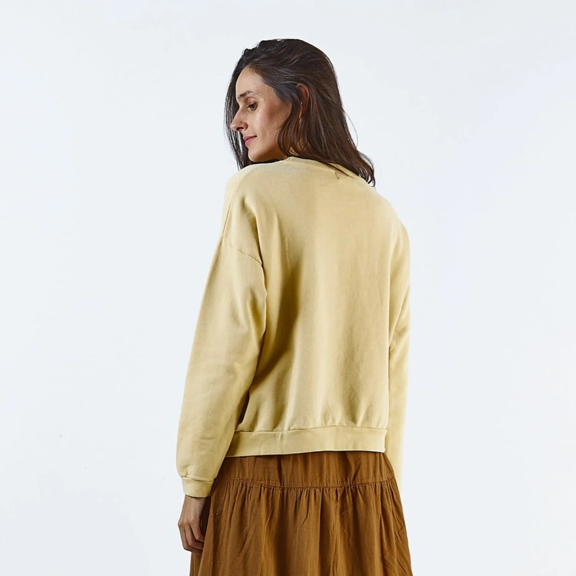 Poudre Organic Homewear | Sweatshirts | SWEATSHIRT ACENTRA Sahara Sun SaharaSun