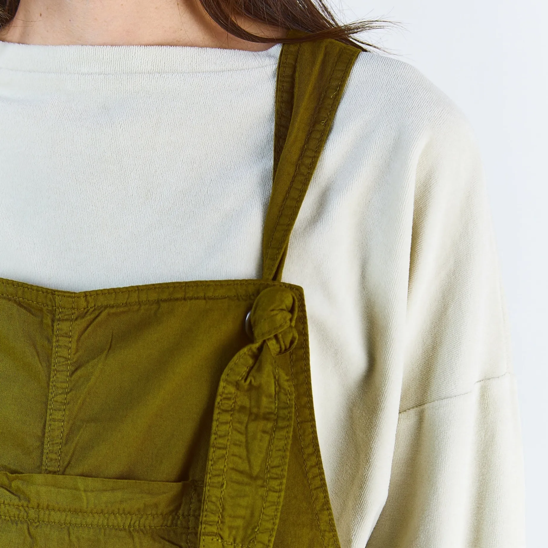 Poudre Organic Homewear | Sweatshirts | SWEATSHIRT ACENTRA VELOURS Almond Milk AlmondMilk