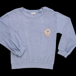 Poudre Organic Sweatshirts | Sweatshirts | SWEATSHIRT CASSANDRE ICE-CREAM Blue Fog Ice-creamBlueFog