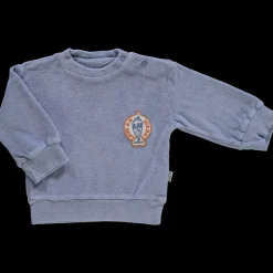 Poudre Organic Sweatshirts | Sweatshirts | SWEATSHIRT CASSANDRE ICE-CREAM Blue Fog Ice-creamBlueFog