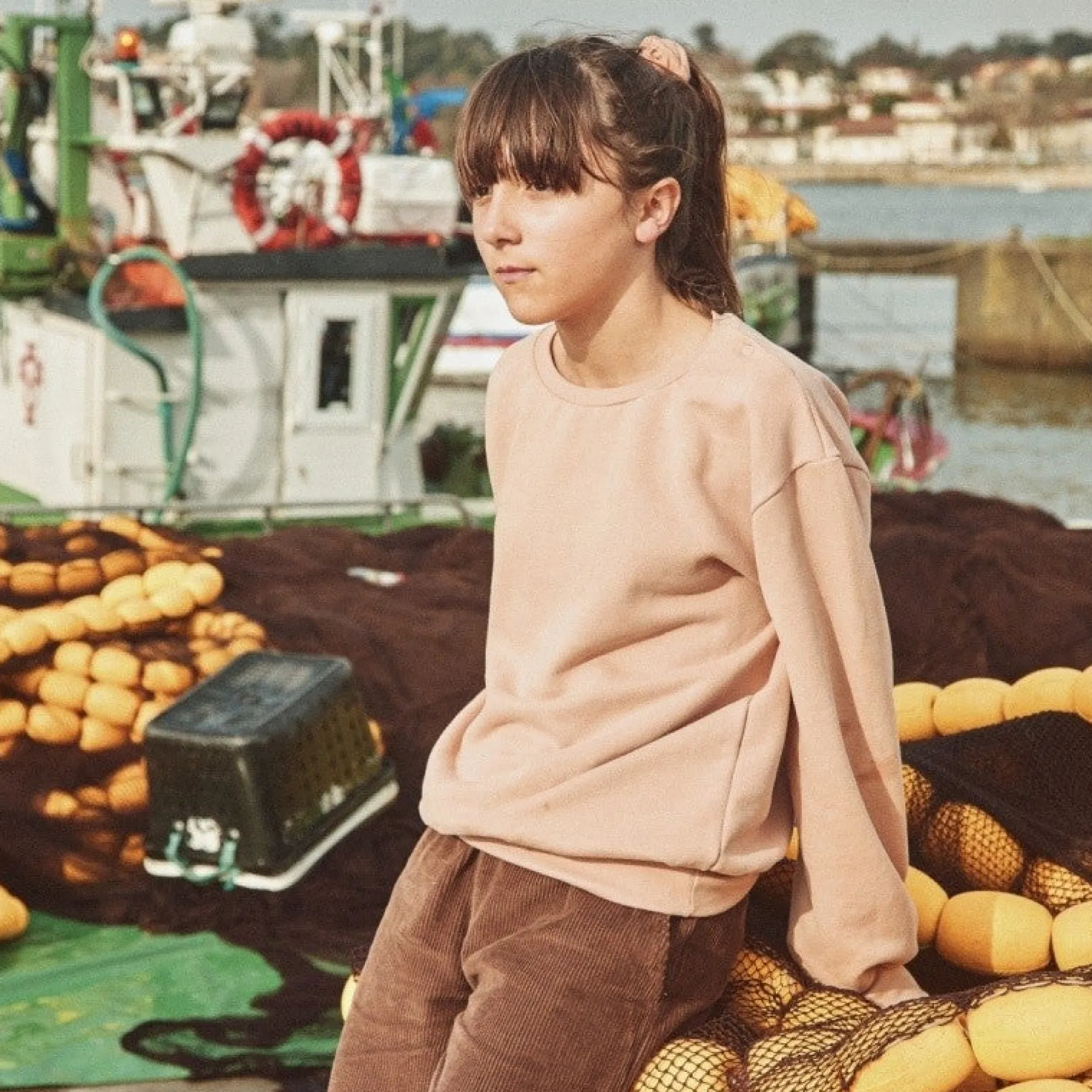 Poudre Organic Sweatshirts | Sweatshirts | SWEATSHIRT CASSANDRE Maple Sugar MapleSugar