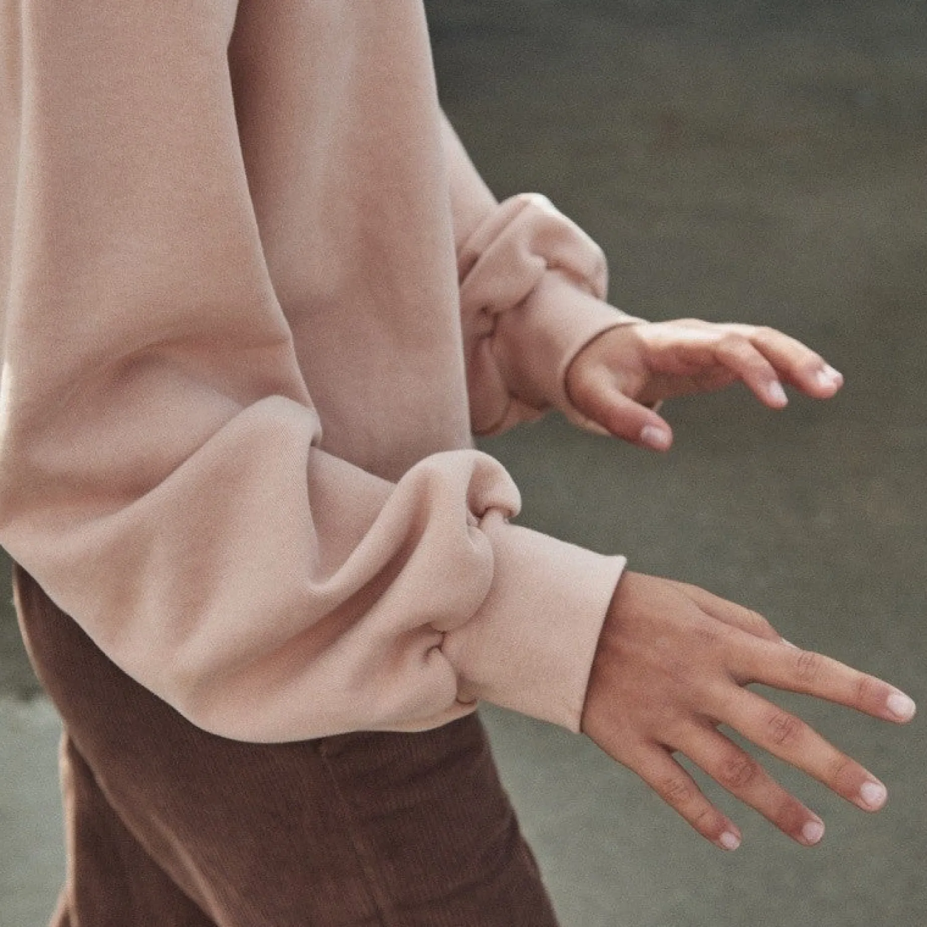 Poudre Organic Sweatshirts | Sweatshirts | SWEATSHIRT CASSANDRE Maple Sugar MapleSugar