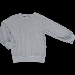 Poudre Organic Sweatshirts | SWEATSHIRT CASSANDRE ÉPONGE Pearl Blue PearlBlue