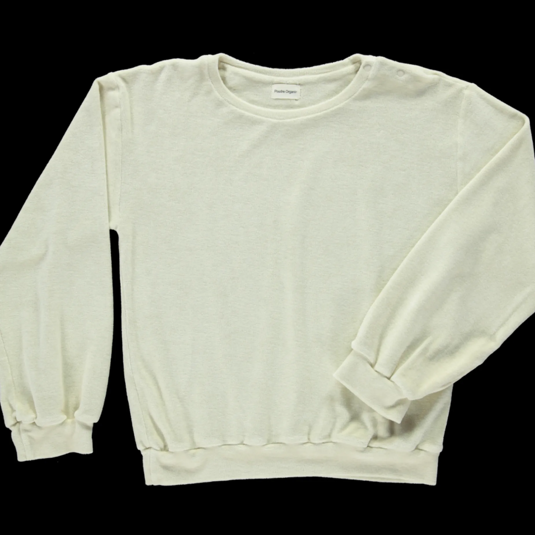 Poudre Organic Sweatshirts | Sweatshirts | SWEATSHIRT CASSANDRE ÉPONGE Almond Milk AlmondMilk
