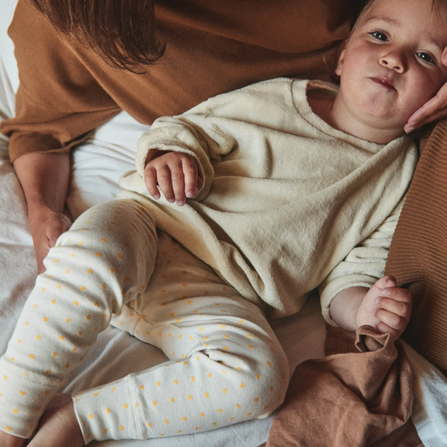 Poudre Organic Sweatshirts | Sweatshirts | SWEATSHIRT CASSANDRE ÉPONGE Almond Milk AlmondMilk