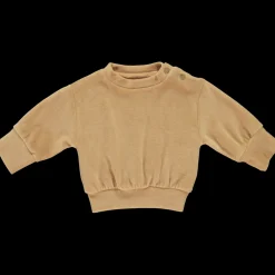 Poudre Organic Sweatshirts | Sweatshirts | SWEATSHIRT CASSANDRE VELOURS Tan
