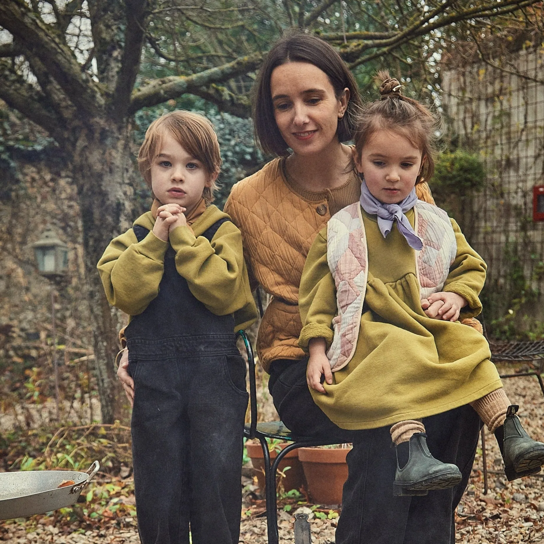 Poudre Organic Sweatshirts | SWEATSHIRT CITRON Green Moss GreenMoss