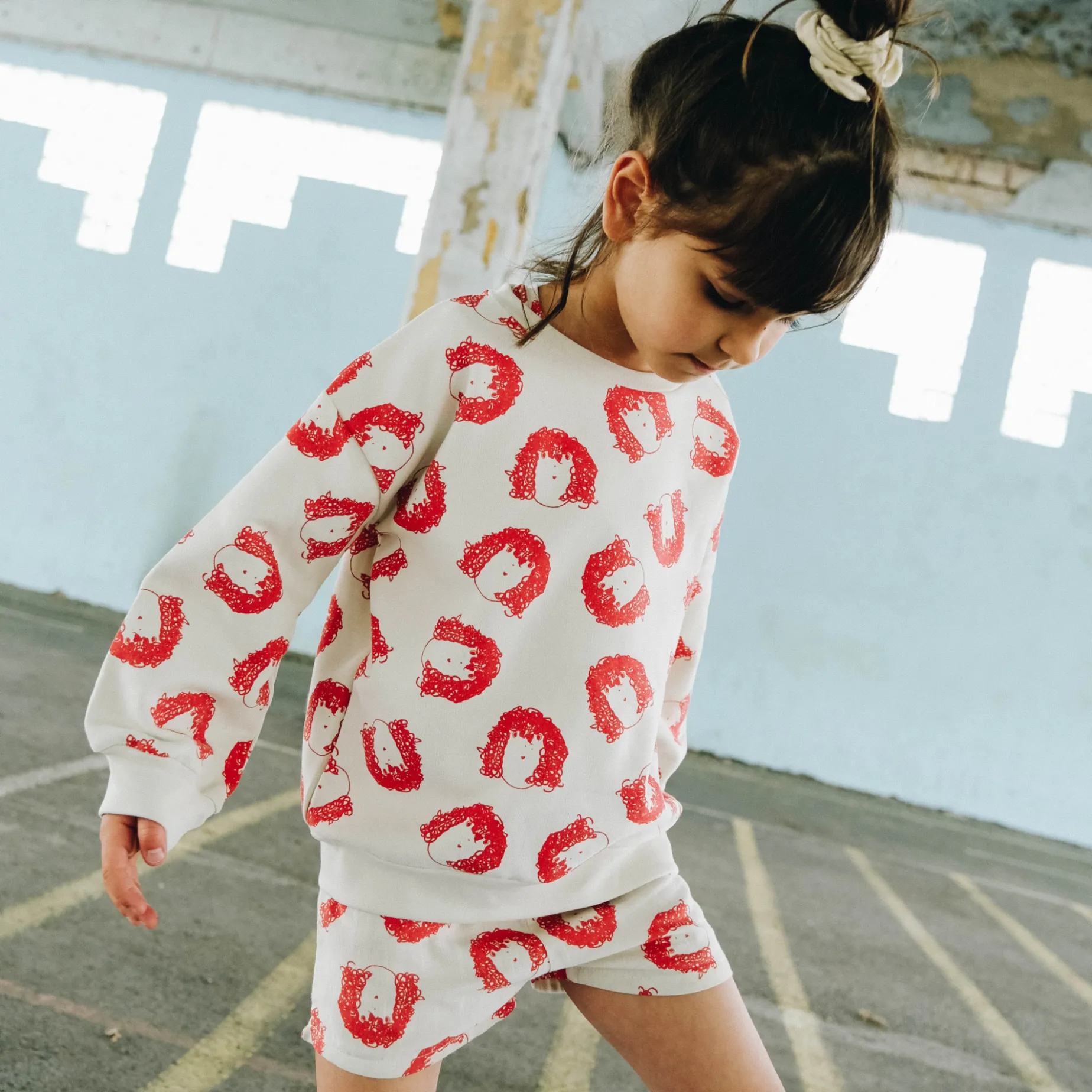 Poudre Organic Sweatshirts | Sweatshirts | SWEATSHIRT JOJOBA ERNESTO Rouge Ernesto-Rouge