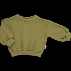 Poudre Organic Sweatshirts | Sweatshirts | SWEATSHIRT JOJOBA Green Moss GreenMoss