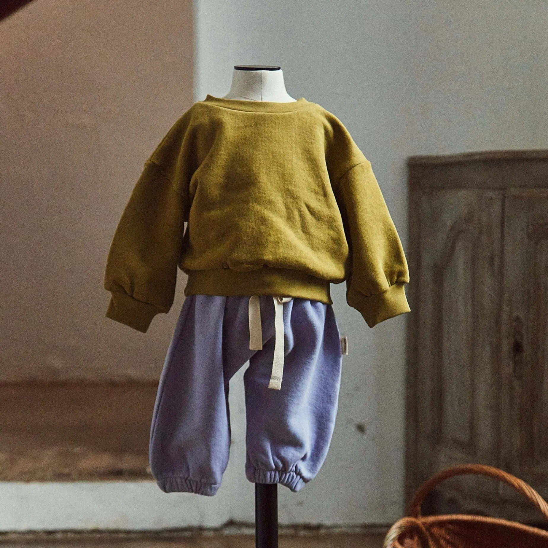 Poudre Organic Sweatshirts | Sweatshirts | SWEATSHIRT JOJOBA Green Moss GreenMoss