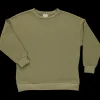 Poudre Organic Homewear | Sweatshirts | SWEATSHIRT REDONDO MOLLETON Kaki
