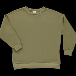 Poudre Organic Homewear | Sweatshirts | SWEATSHIRT REDONDO MOLLETON Kaki
