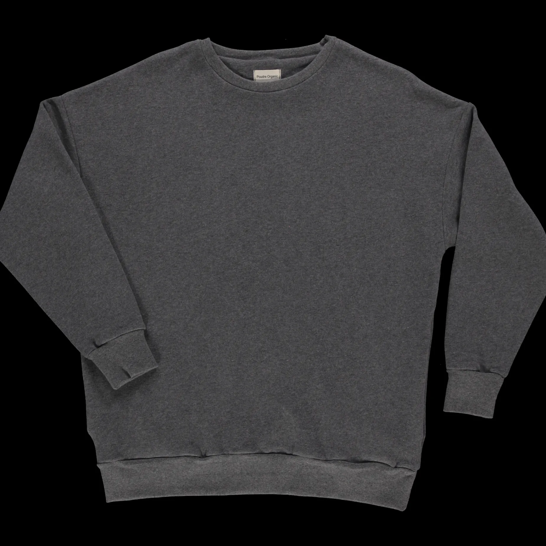 Poudre Organic Homewear | Sweatshirts | SWEATSHIRT REDONDO MOLLETON Anthracite