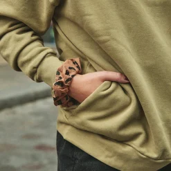 Poudre Organic Homewear | Sweatshirts | SWEATSHIRT REDONDO MOLLETON Kaki