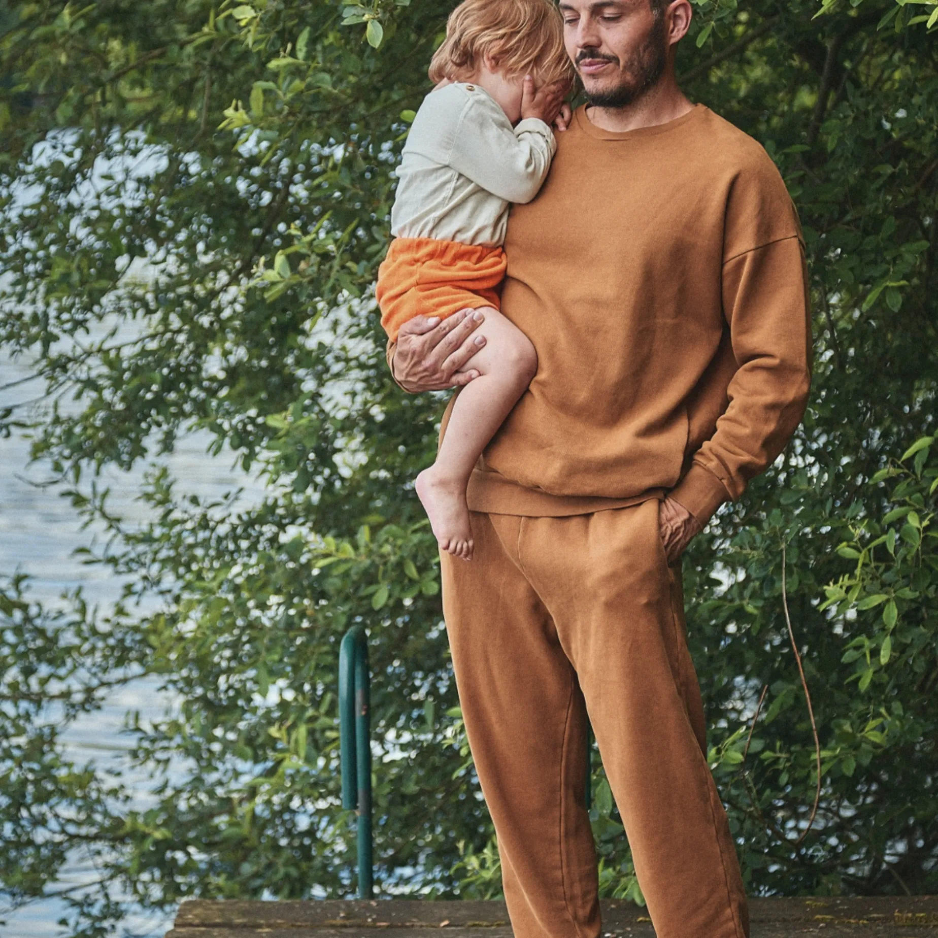 Poudre Organic Homewear | Sweatshirts | SWEATSHIRT REDONDO MOLLETON Nuthatch