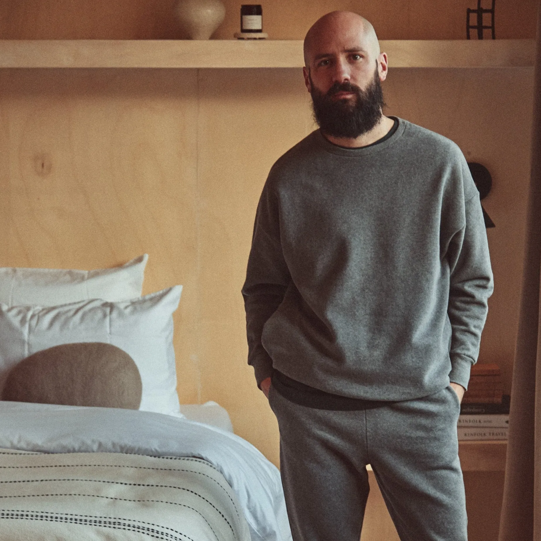 Poudre Organic Homewear | Sweatshirts | SWEATSHIRT REDONDO MOLLETON Anthracite