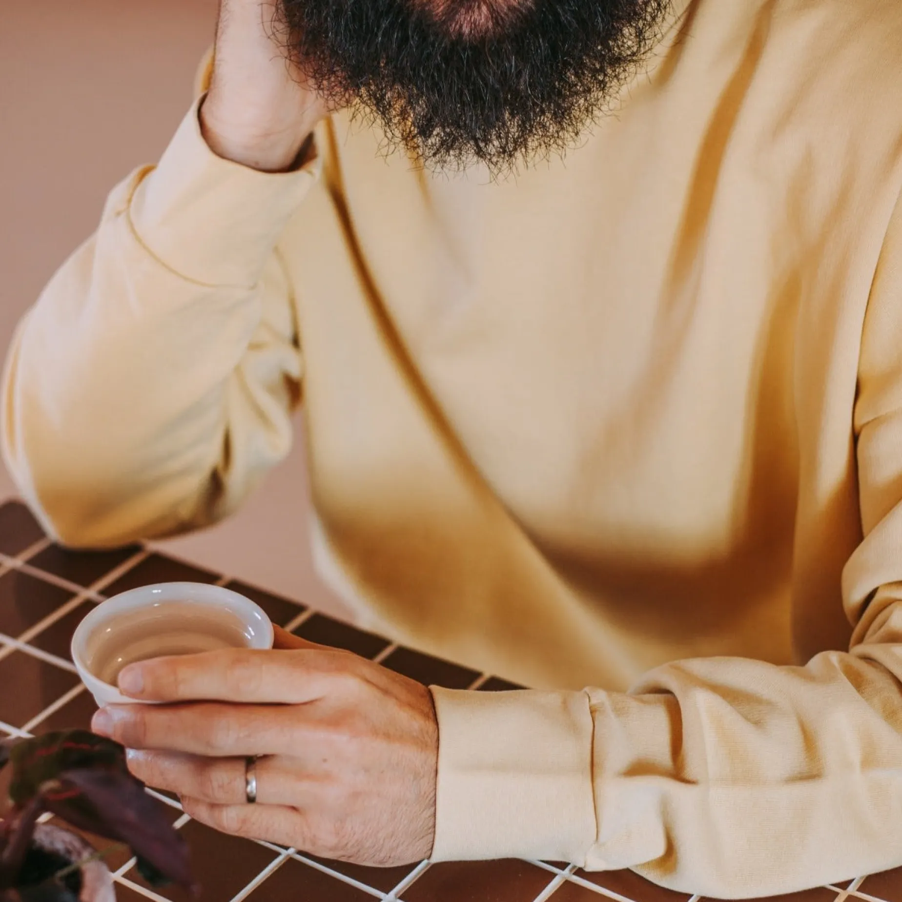 Poudre Organic Homewear | Sweatshirts | SWEATSHIRT REDONDO MOLLETON Sahara Sun SaharaSun
