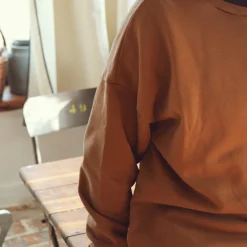 Poudre Organic Homewear | Sweatshirts | SWEATSHIRT REDONDO MOLLETON Nuthatch