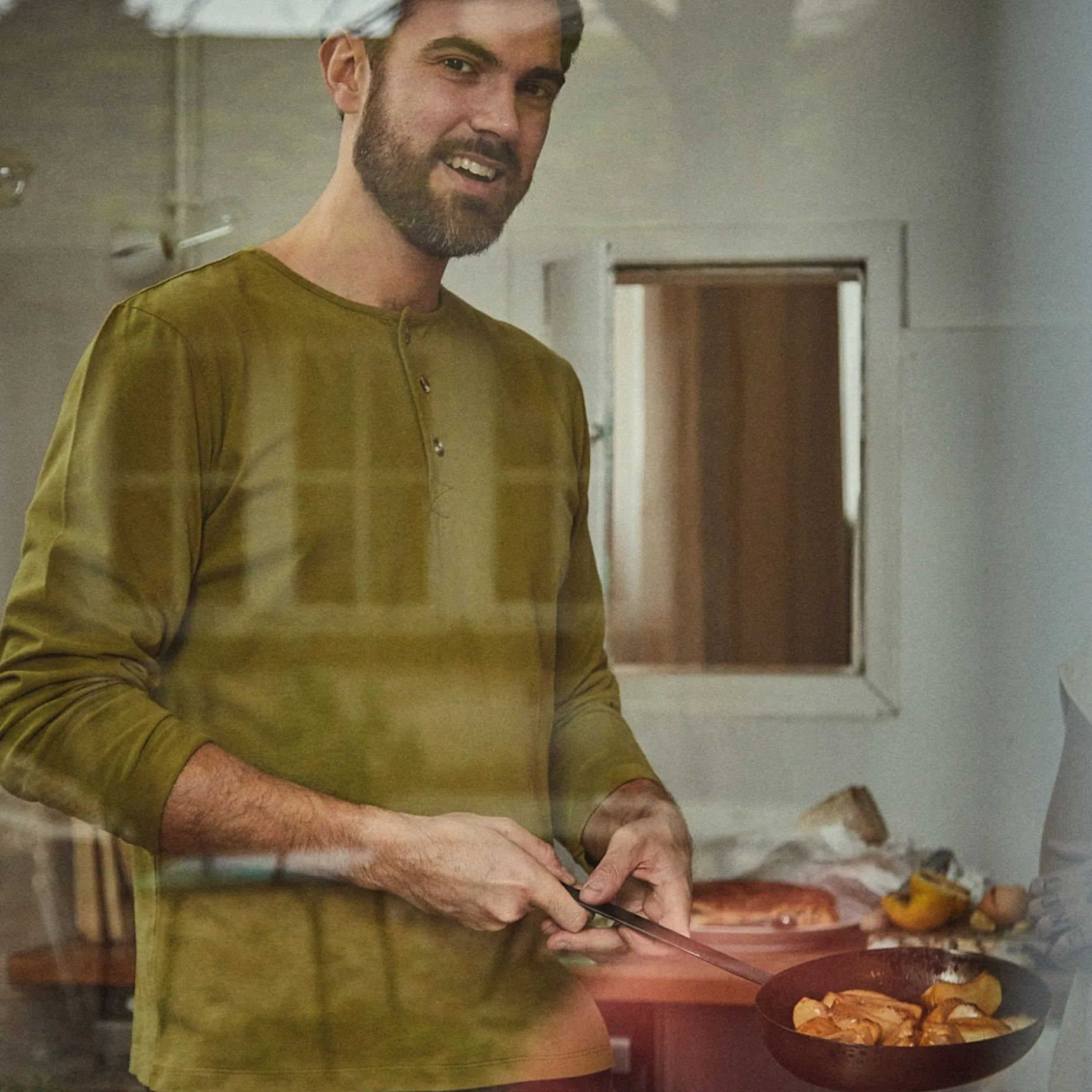 Poudre Organic Homewear | T-shirts | T-SHIRT ALBIZIA Green Moss GreenMoss