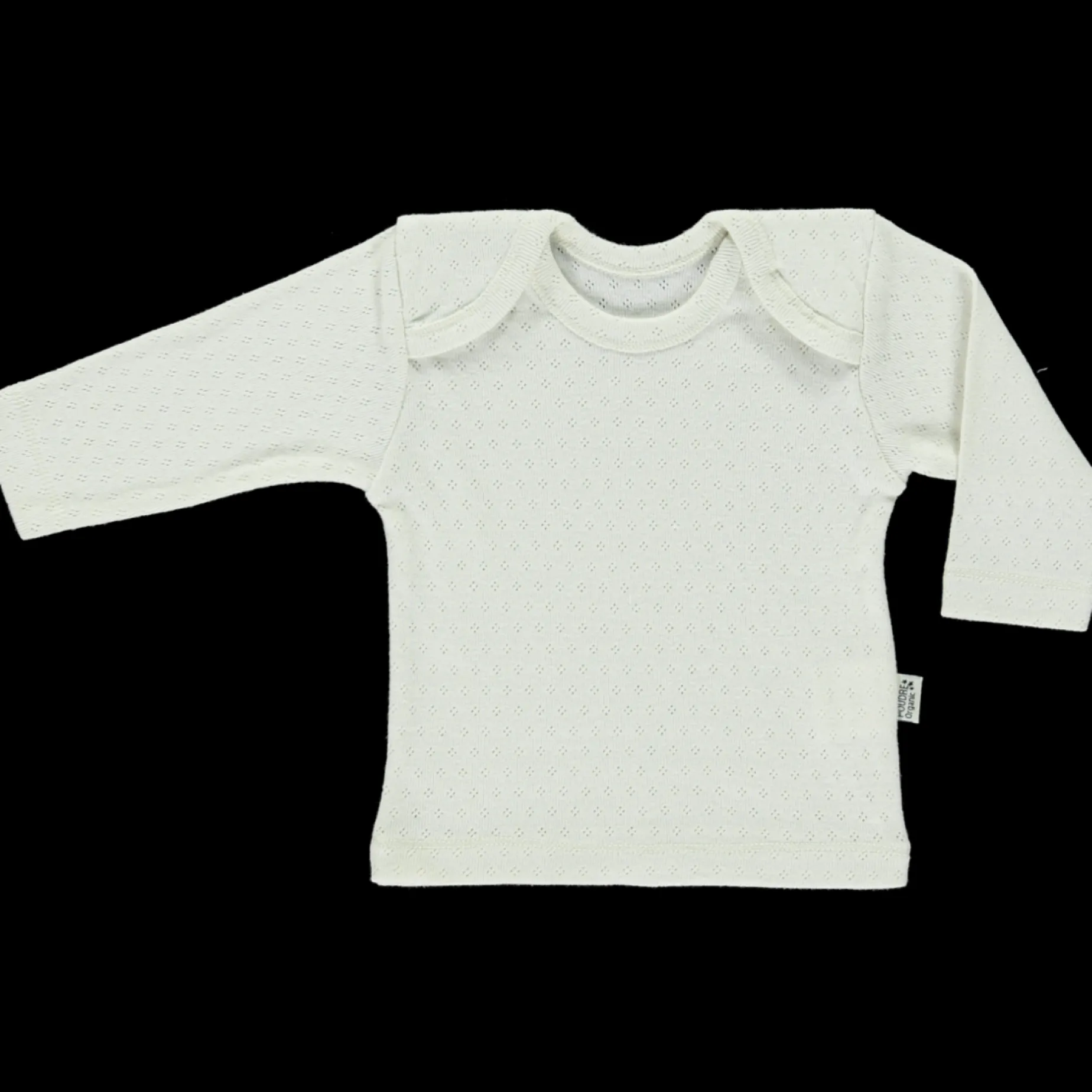 Poudre Organic T-shirts | T-SHIRT BEGONIA AJOURÉ Almond Milk AlmondMilk