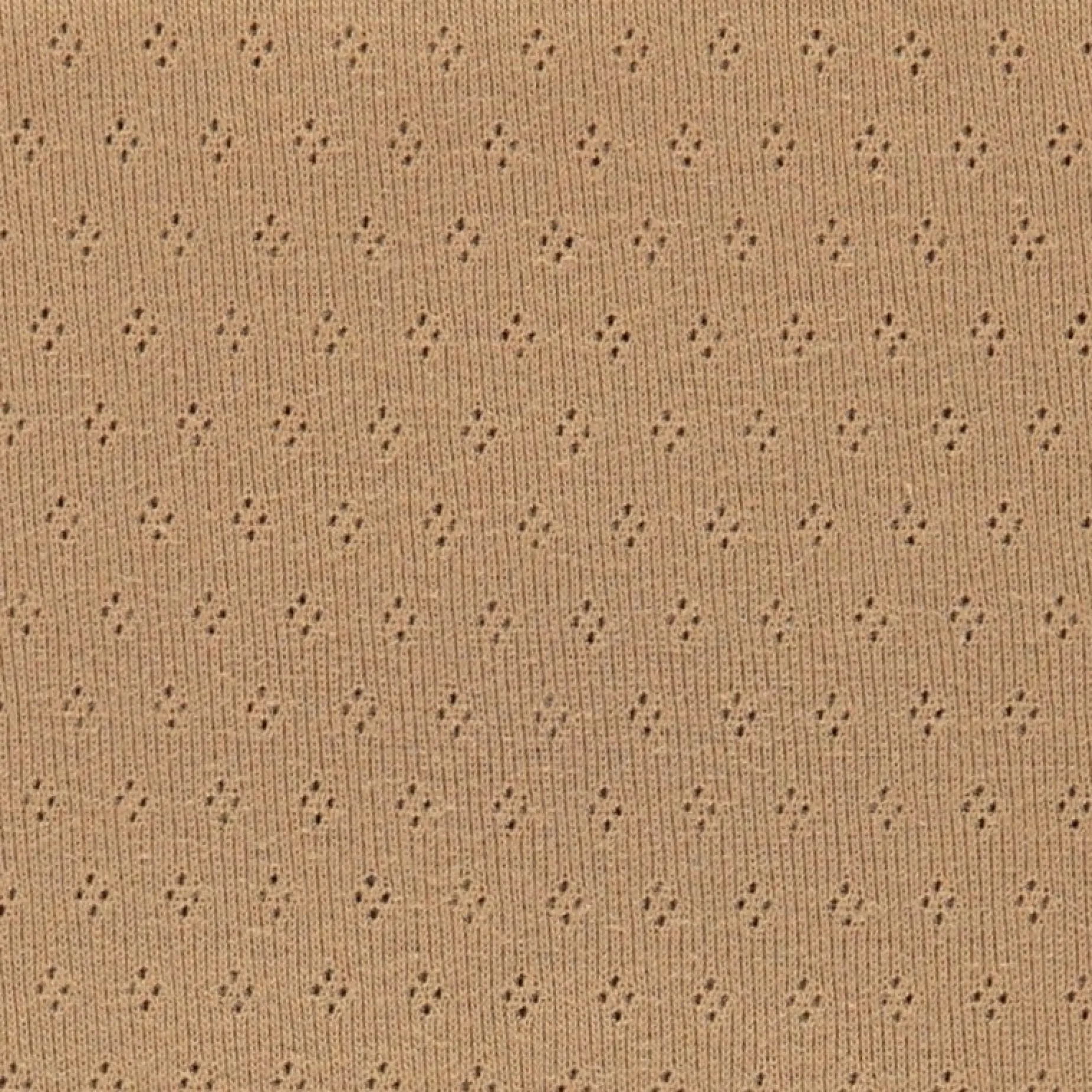 Poudre Organic T-shirts | T-SHIRT BEGONIA AJOURÉ Tan